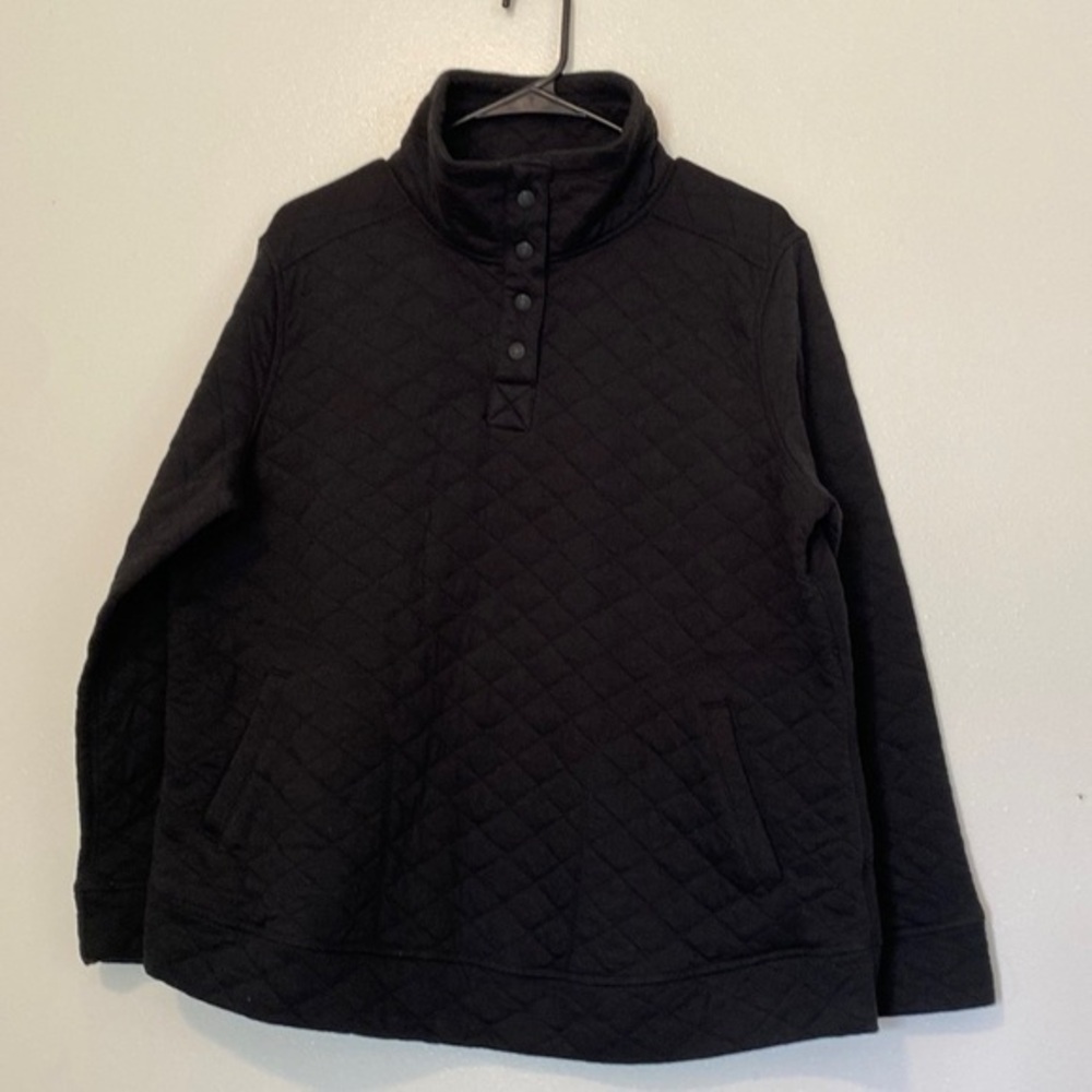 Modern Canvas mid button snap down ling sleeve pocket shirt Xl
